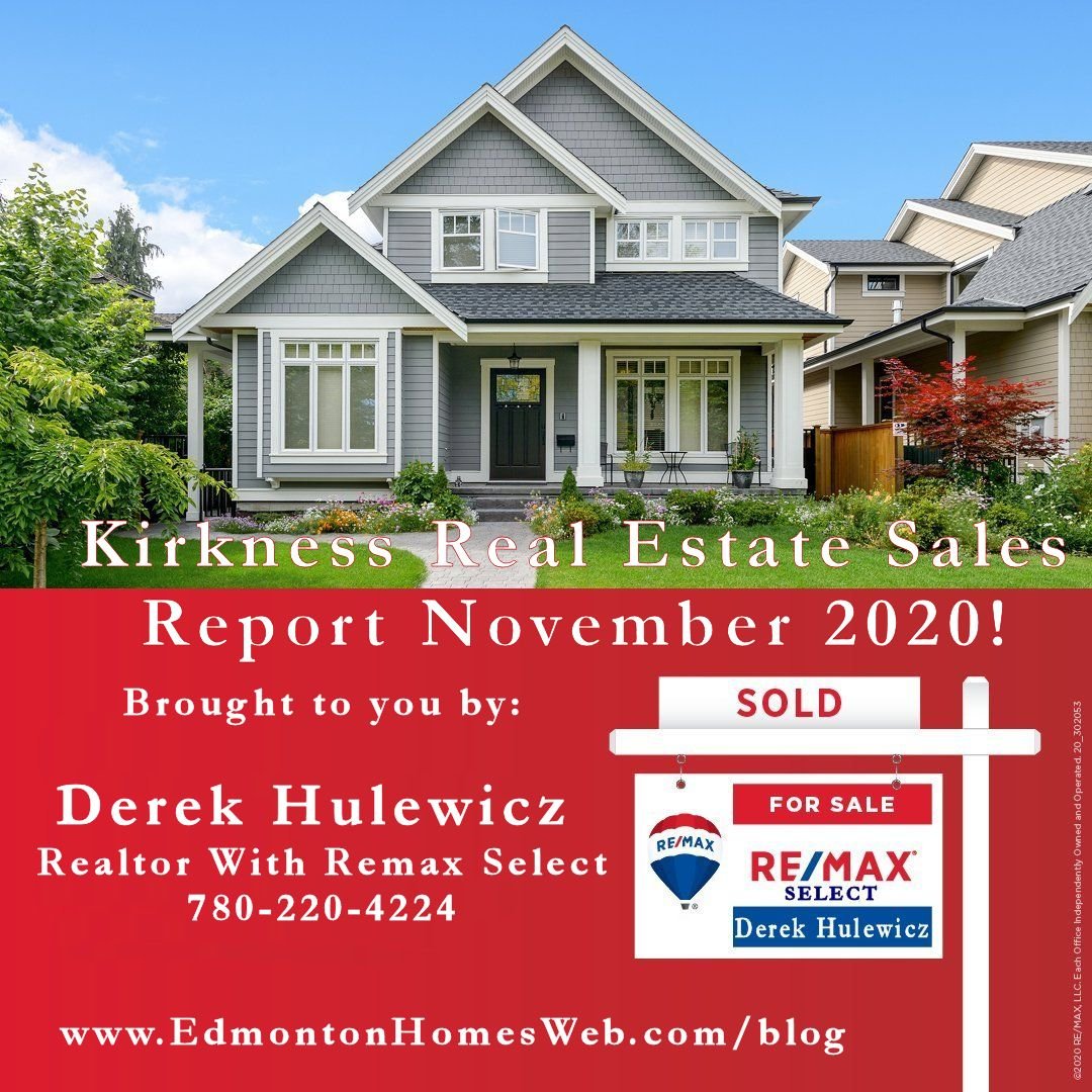kirkness real estate sales report by derek hulewicz